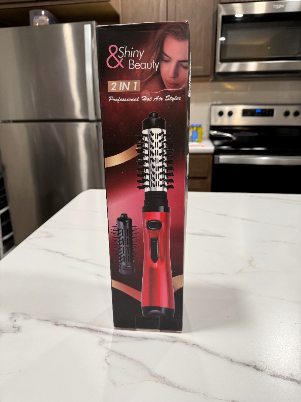 Shiny & Beauty 2 in 1 professional, hairstyler brush/dryer XR – 8812